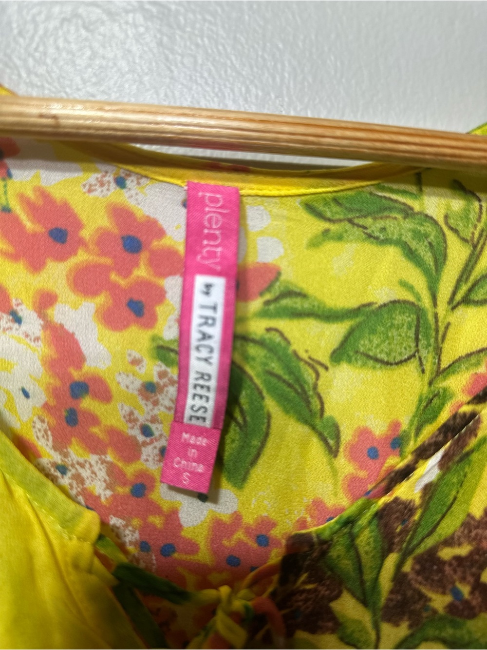 Anthropologie Tracey Reese Silk Sheer Yellow Floral Maxi Dress Women’s size S - Picture 6 of 9